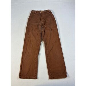 Big Bud Press Work Pants XXS Petite Brown Heavy Cotton Canvas Made in USA BBP